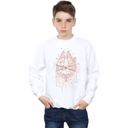 Star Wars - Sweat MILLENNIUM DELIVERY - Garçon (Blanc)