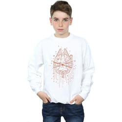 Star Wars - Sweat MILLENNIUM DELIVERY - Garçon (Blanc)