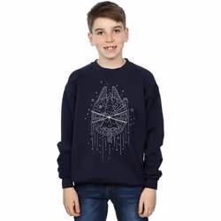 Star Wars - Sweat MILLENNIUM DELIVERY - Garçon (Bleu marine)