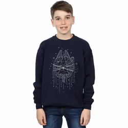 Star Wars - Sweat MILLENNIUM DELIVERY - Garçon (Bleu marine)