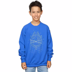 Star Wars - Sweat MILLENNIUM DELIVERY - Garçon (Bleu roi)