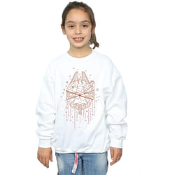 Star Wars - Sweat MILLENNIUM DELIVERY - Fille (Blanc)