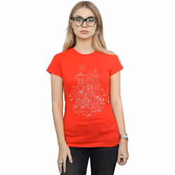 Star Wars - T-shirt EMPIRE - Femme (Rouge)