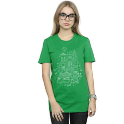 Star Wars - T-shirt EMPIRE - Femme (Vert vif)