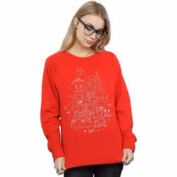 Star Wars - Sweat EMPIRE - Femme (Rouge)