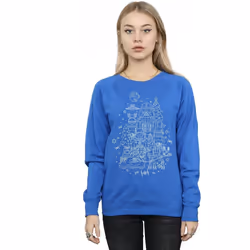 Star Wars - Sweat EMPIRE - Femme (Bleu roi)