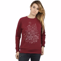 Star Wars - Sweat EMPIRE - Femme (Bordeaux)