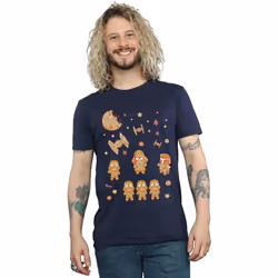 Star Wars - T-shirt GINGERBREAD EMPIRE - Homme (Bleu marine)