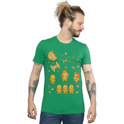 Star Wars - T-shirt GINGERBREAD EMPIRE - Homme (Vert vif)