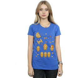 Star Wars - T-shirt GINGERBREAD EMPIRE - Femme (Bleu roi)