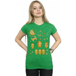 Star Wars - T-shirt GINGERBREAD EMPIRE - Femme (Vert vif)
