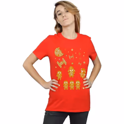 Star Wars - T-shirt GINGERBREAD EMPIRE - Femme (Rouge)
