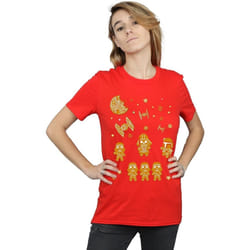 Star Wars - T-shirt GINGERBREAD EMPIRE - Femme (Rouge)