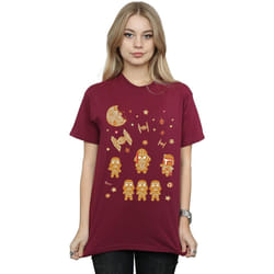 Star Wars - T-shirt GINGERBREAD EMPIRE - Femme (Bordeaux)