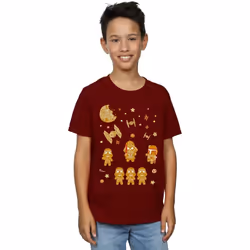 Star Wars - T-shirt GINGERBREAD EMPIRE - Garçon (Bordeaux)