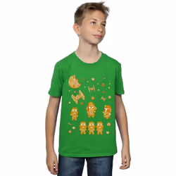 Star Wars - T-shirt GINGERBREAD EMPIRE - Garçon (Vert vif)