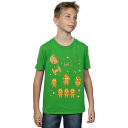 Star Wars - T-shirt GINGERBREAD EMPIRE - Garçon (Vert vif)