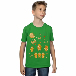 Star Wars - T-shirt GINGERBREAD EMPIRE - Garçon (Vert vif)