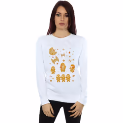 Star Wars - Sweat GINGERBREAD EMPIRE - Femme (Blanc)
