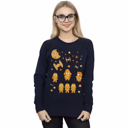 Star Wars - Sweat GINGERBREAD EMPIRE - Femme (Bleu marine)