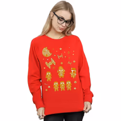 Star Wars - Sweat GINGERBREAD EMPIRE - Femme (Rouge)