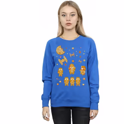 Star Wars - Sweat GINGERBREAD EMPIRE - Femme (Bleu roi)