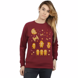 Star Wars - Sweat GINGERBREAD EMPIRE - Femme (Bordeaux)
