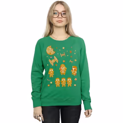 Star Wars - Sweat GINGERBREAD EMPIRE - Femme (Vert vif)