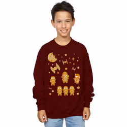 Star Wars - Sweat GINGERBREAD EMPIRE - Garçon (Bordeaux)