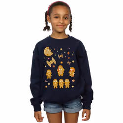 Star Wars - Sweat GINGERBREAD EMPIRE - Fille (Bleu marine)