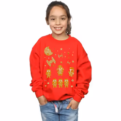 Star Wars - Sweat GINGERBREAD EMPIRE - Fille (Rouge)