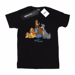 Disney - T-shirt LADY AND THE TRAMP - Homme (Noir)