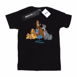 Disney - T-shirt LADY AND THE TRAMP - Homme (Noir)