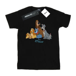 Disney - T-shirt LADY AND THE TRAMP - Homme (Noir)