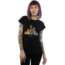 Disney - T-shirt LADY AND THE TRAMP - Femme (Noir)