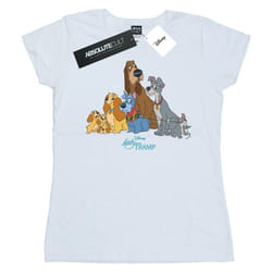 Disney - T-shirt LADY AND THE TRAMP - Femme (Blanc)