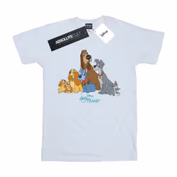 Disney - T-shirt LADY AND THE TRAMP - Femme (Blanc)