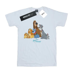 Disney - T-shirt LADY AND THE TRAMP - Femme (Blanc)
