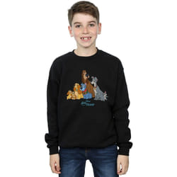 Disney - Sweat LADY AND THE TRAMP - Garçon (Noir)