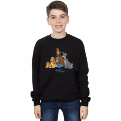 Disney - Sweat LADY AND THE TRAMP - Garçon (Noir)