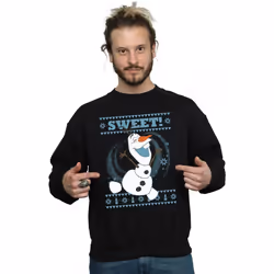 Disney - Sweat FROZEN SWEET CHRISTMAS - Homme (Noir)