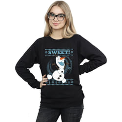 Disney - Sweat FROZEN SWEET CHRISTMAS - Femme (Noir)
