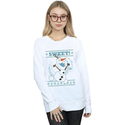 Disney - Sweat FROZEN SWEET CHRISTMAS - Femme (Blanc)