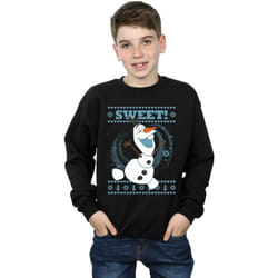 Disney - Sweat FROZEN SWEET CHRISTMAS - Garçon (Noir)