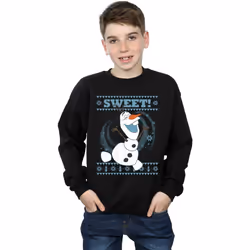 Disney - Sweat FROZEN SWEET CHRISTMAS - Garçon (Noir)