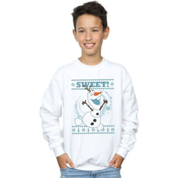 Disney - Sweat FROZEN SWEET CHRISTMAS - Garçon (Blanc)