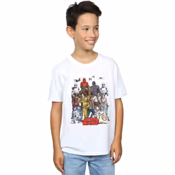 Star Wars - T-shirt THE RISE OF SKYWALKER - Garçon (Blanc)
