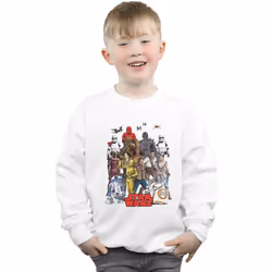 Star Wars - Sweat THE RISE OF SKYWALKER - Garçon (Blanc)
