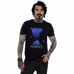 Disney - T-shirt FROZEN - Homme (Noir)