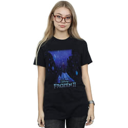 Disney - T-shirt FROZEN - Femme (Noir)